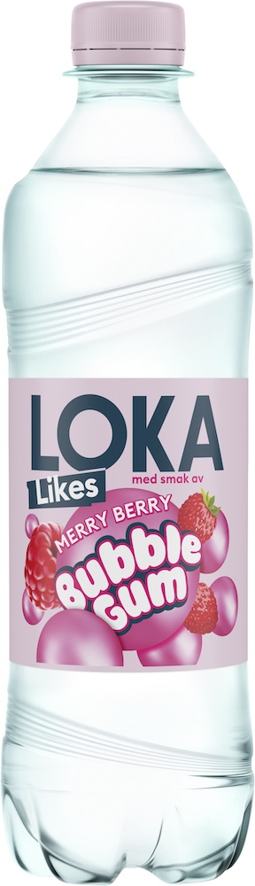 Loka Likes Merry Berry Bubble Gum 50cl