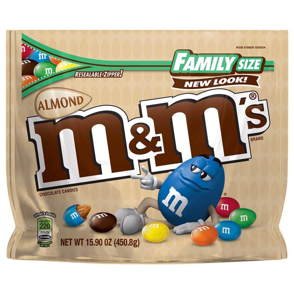 M&Ms Almond Family Size 425g