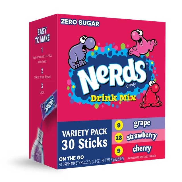 Läs mer om Nerds Drink Mix Zero Sugar Variety 30-Pack