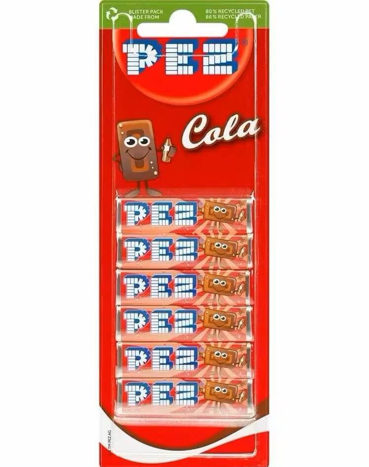 Läs mer om PEZ Refill Cola 6-pack 51g
