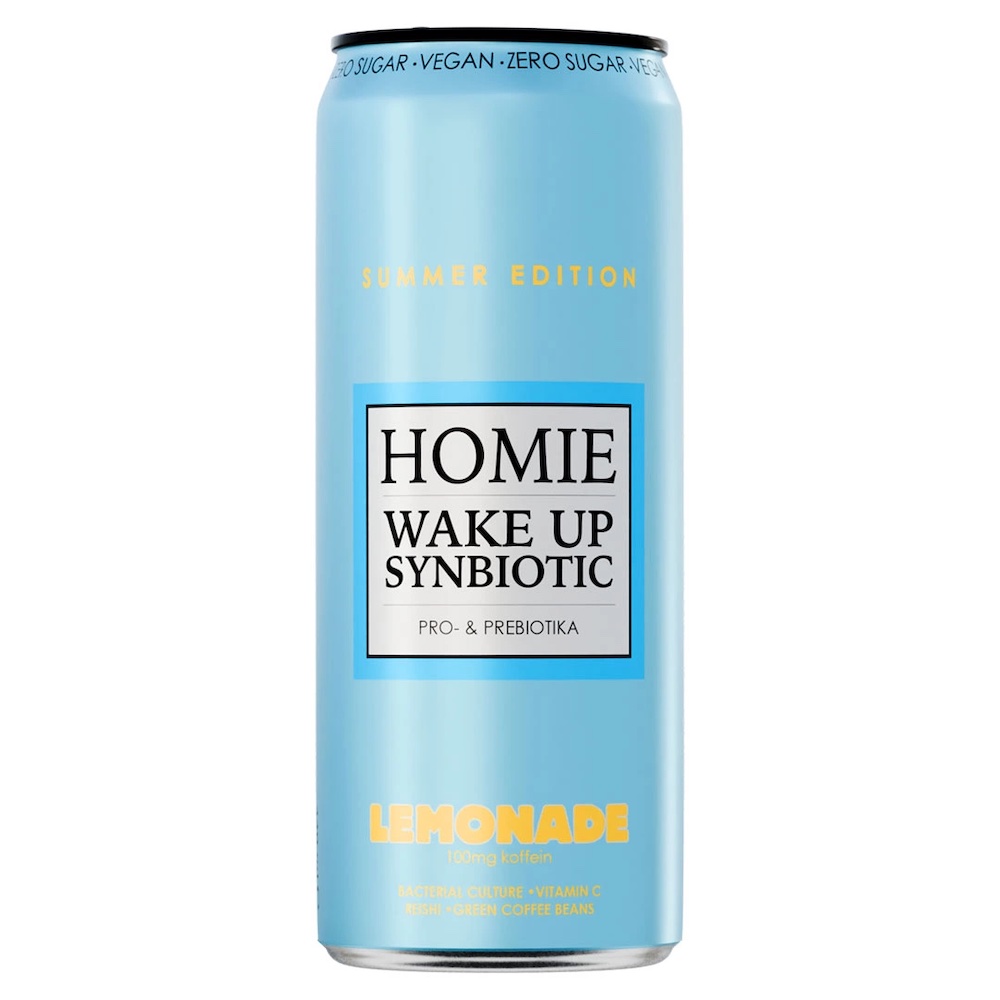 Läs mer om Homie Wake Up Synbiotic Lemonade 33cl