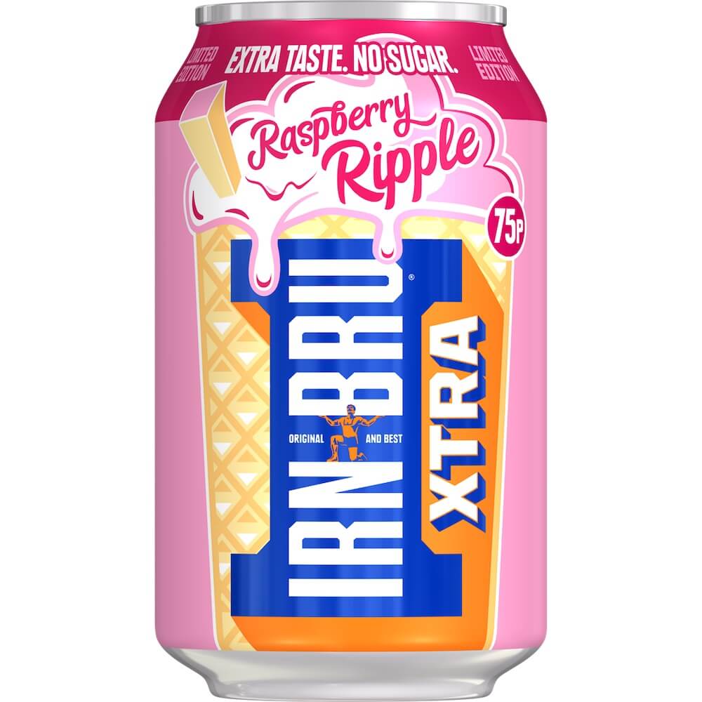 Läs mer om Barr Irn Bru Xtra Raspberry Ripple 330ml