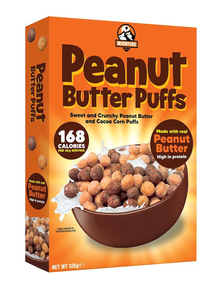 Peanut Butter Puffs Cereal 326g
