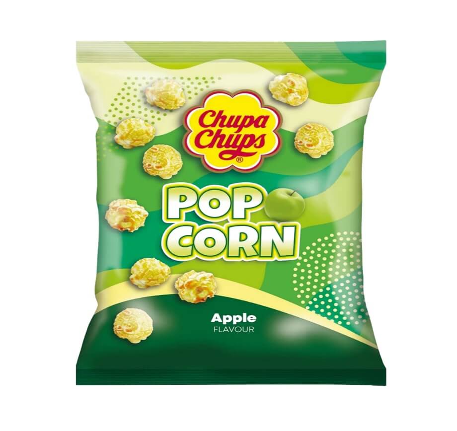 Läs mer om Chupa Chups Popcorn Apple 90g