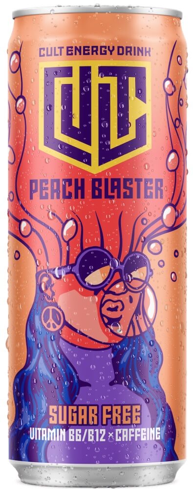 Läs mer om CULT Energy Peach Blaster 33cl