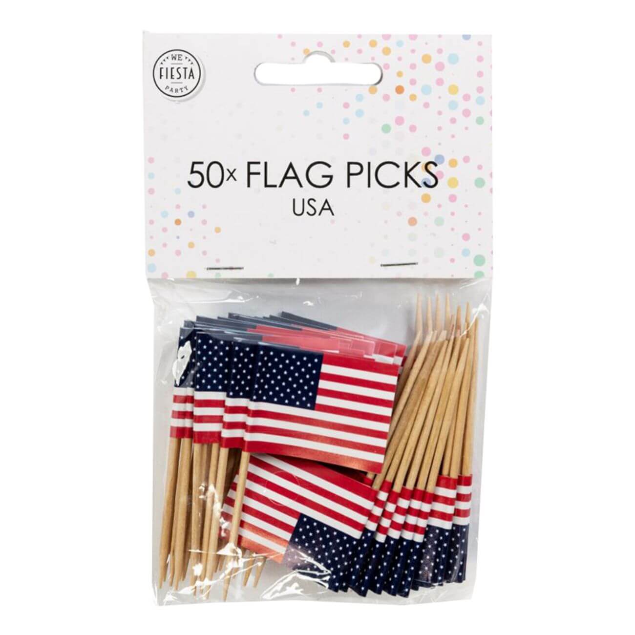 Läs mer om Cocktailflaggor USA 50-pack