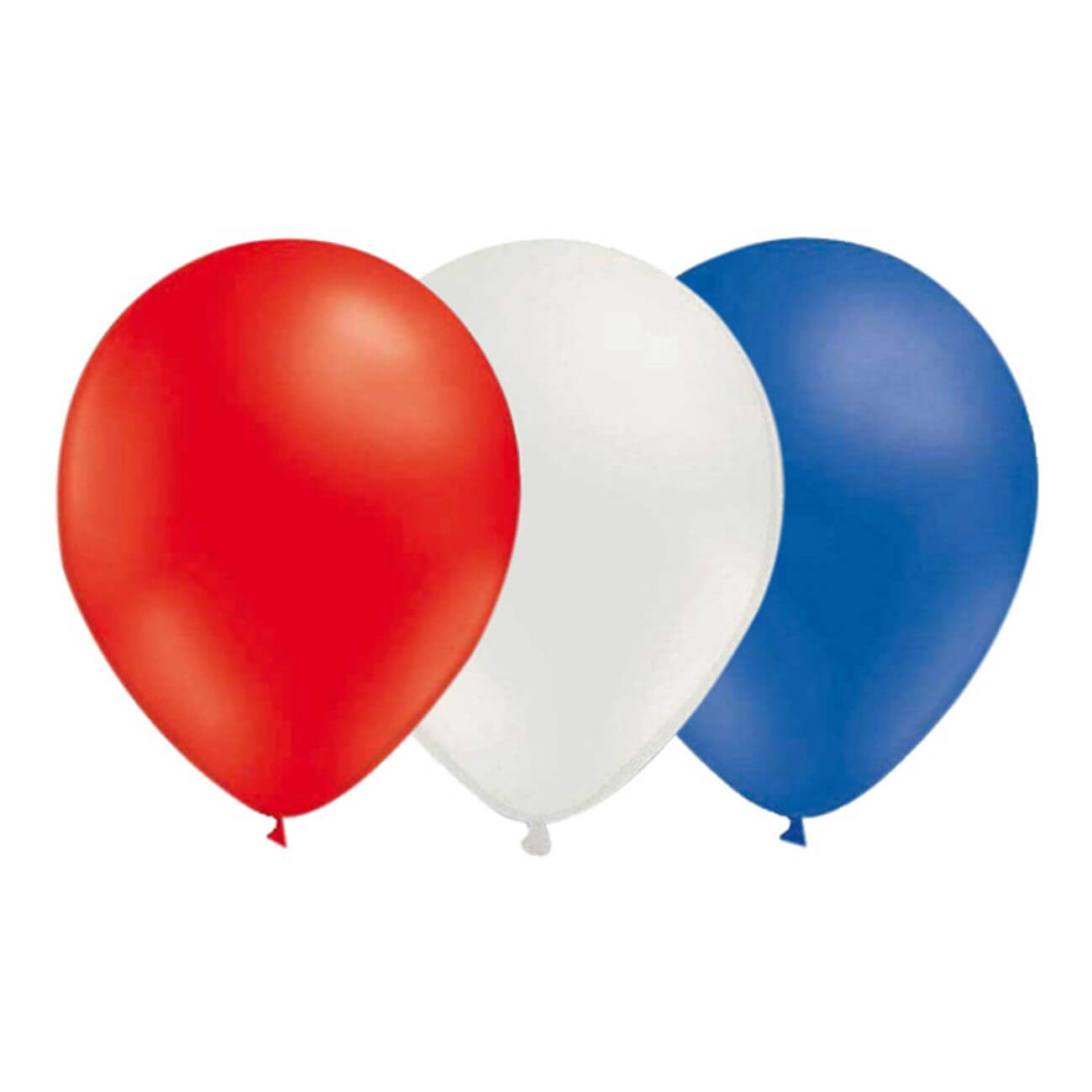 Ballongkombo Röd/Vit/Blå 15-pack | Festartiklar - Ballonger | Gottegrisen