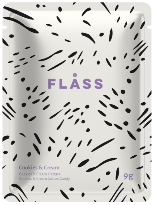 Läs mer om Flåss Sockervadd - Cookies & Creme 9g