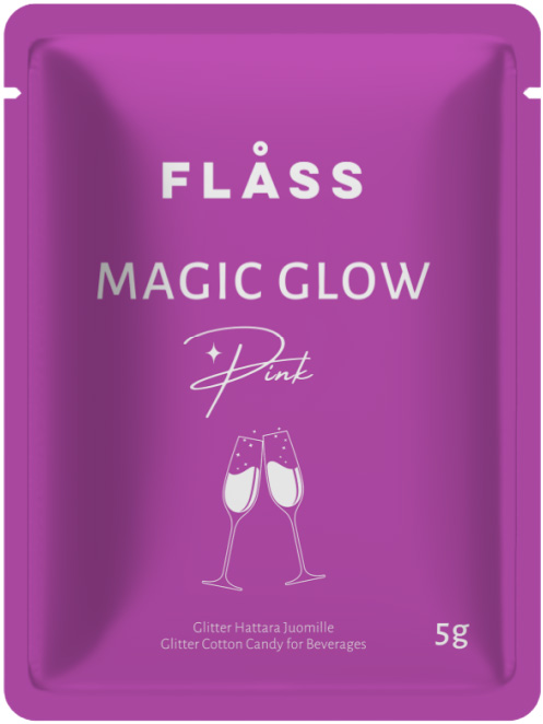 Läs mer om Flåss Sockervadd - Magic Glow Pink Glitter Bomb 5g