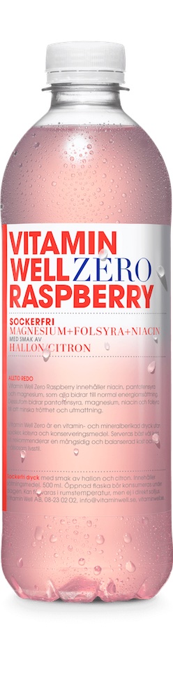Läs mer om Vitamin Well ZERO Raspberry 50cl