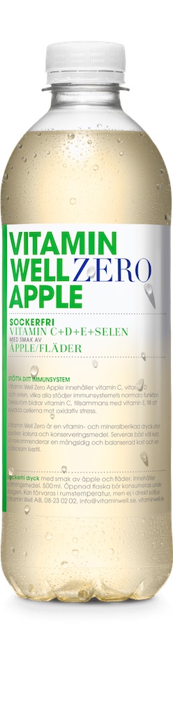 Läs mer om Vitamin Well ZERO Äpple 50cl