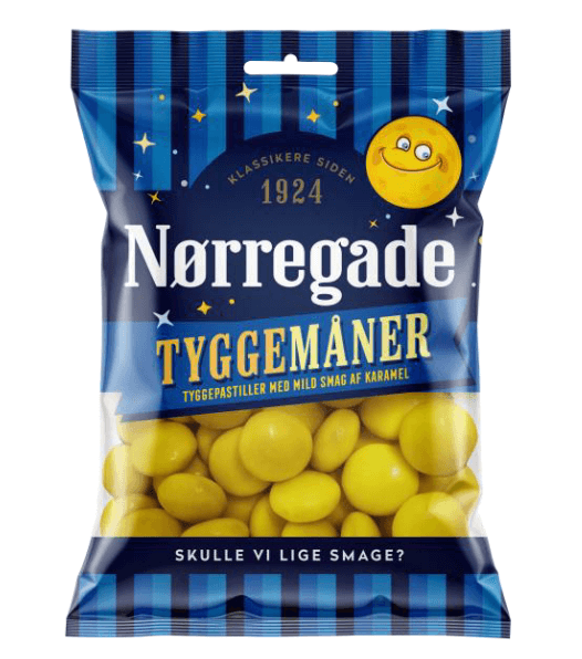 Läs mer om Norregade Tuggmånar 80g