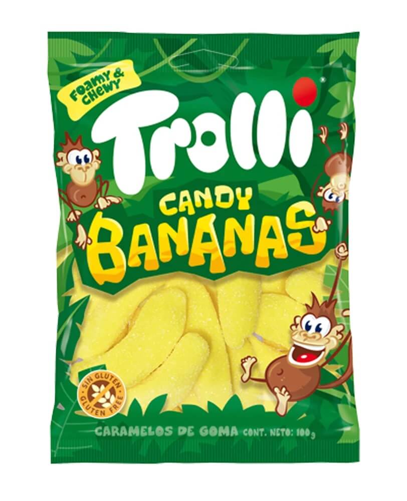 Läs mer om Trolli Bananas 100g