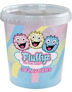Läs mer om Fluffyz Sockervadd 3 Smaker 50g