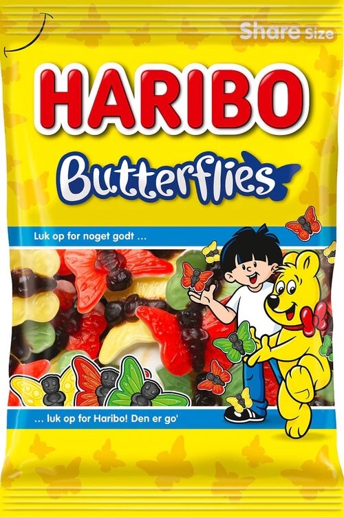 Läs mer om Haribo Butterflies 120g