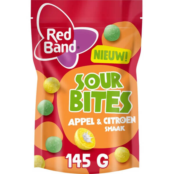 Läs mer om Red Band Sour Bites Apple & Lemon 145g