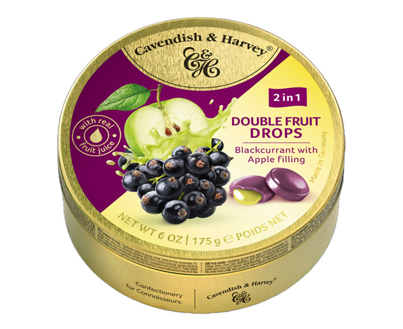 Läs mer om Cavendish & Harvey Blackcurrant with Apple Filling 175g