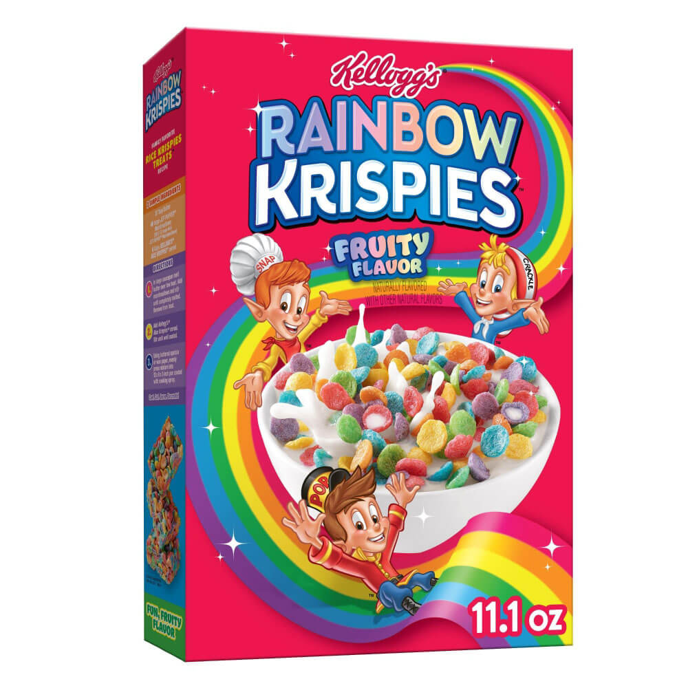 Läs mer om Kelloggs Rainbow Krispies Fruity 314g