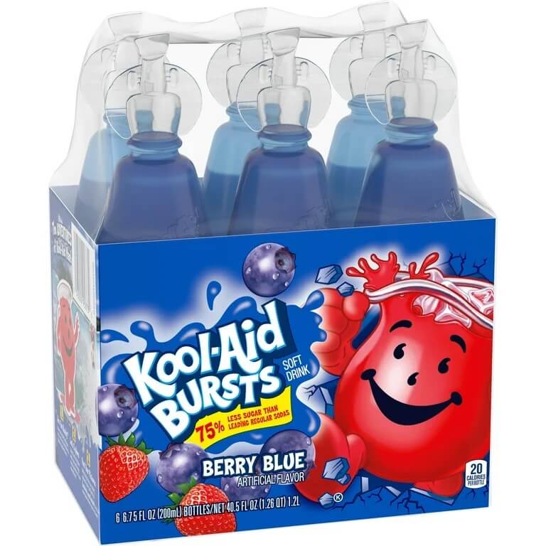 Läs mer om Kool-Aid Bursts Berry Blue 6-Pack