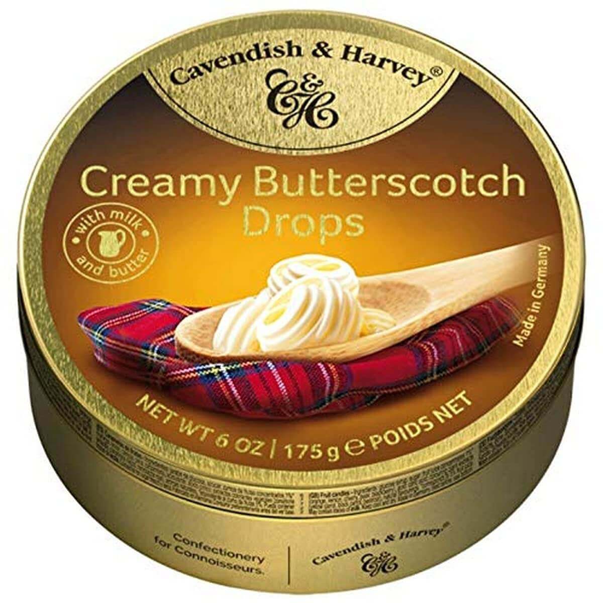 Läs mer om Cavendish & Harvey Creamy Butterscotch Drops 130g