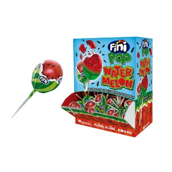 Läs mer om Fini Watermelon Lollipop 100st