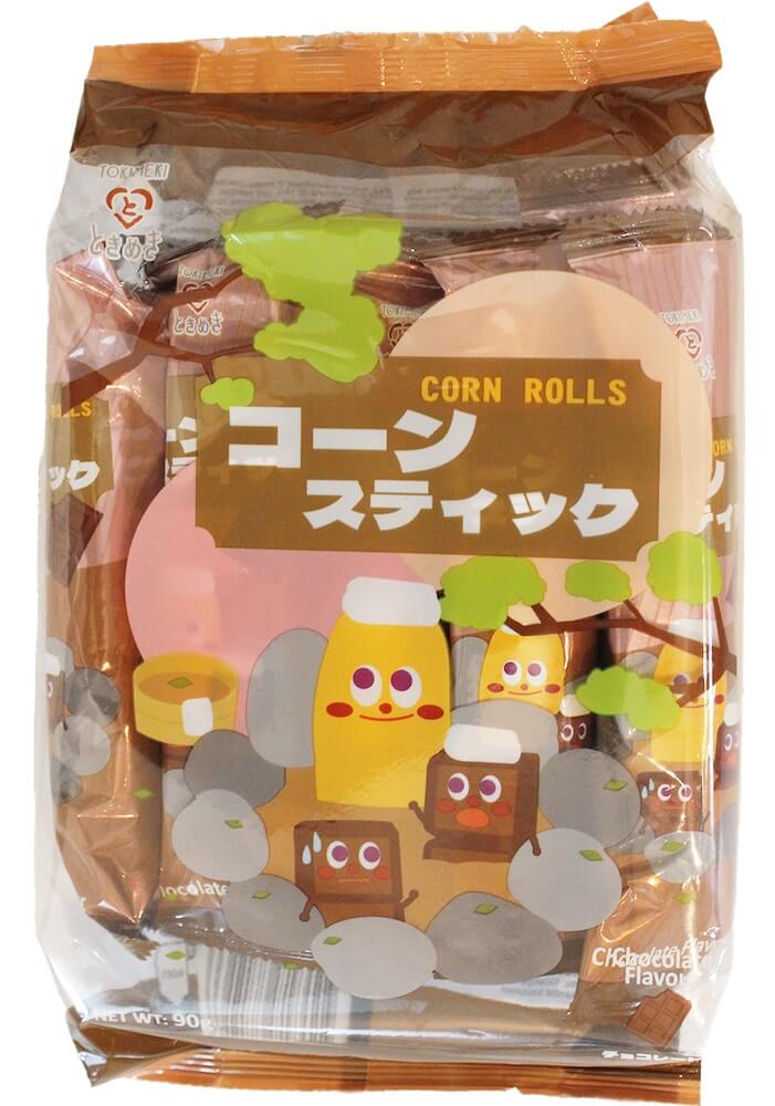 Tokimeki Corn Rolls Chocolate 98g(BF.2024-11-27)