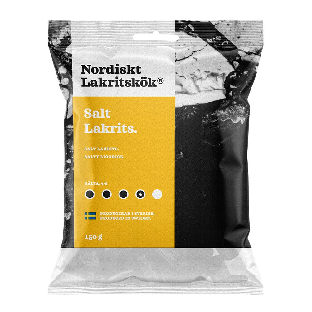 Nordiskt Lakritskök Salt Lakrits 150g
