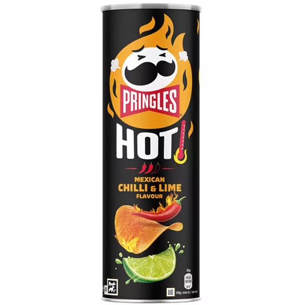 Läs mer om Pringles Hot Mexican Chili & Lime Flavour 160g
