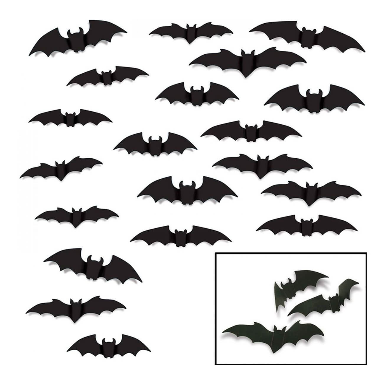 Stora Fladdermöss Dekoration 20-pack | Festartiklar | Gottegrisen