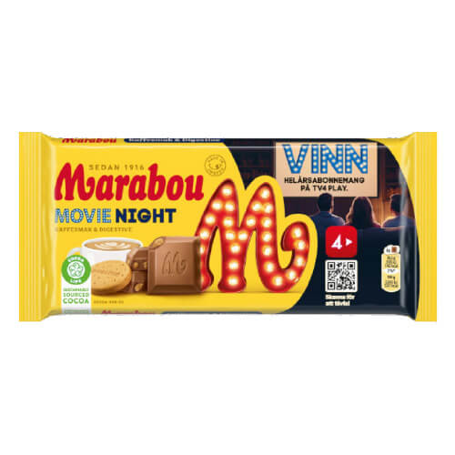 Marabou Movie Night Kaffesmak & Digestive LTD 185g