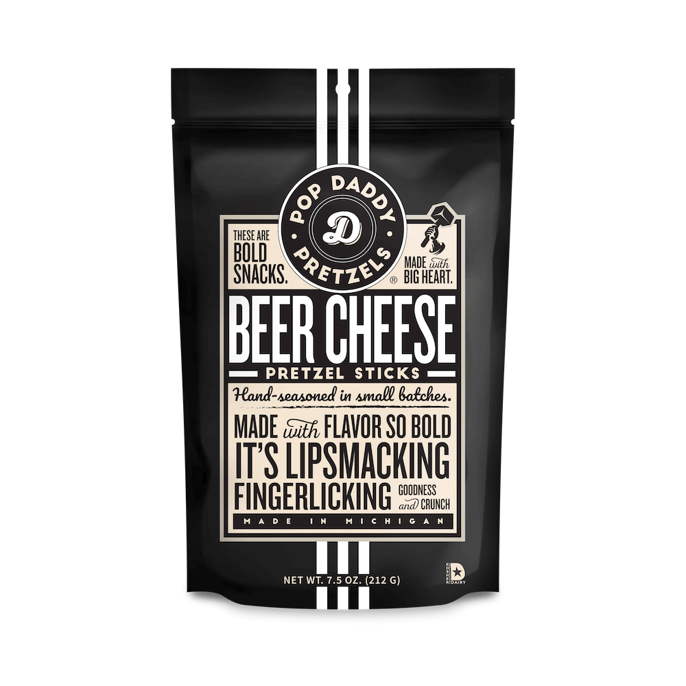 Läs mer om Pop Daddy Pretzel Sticks Beer Cheese 212g