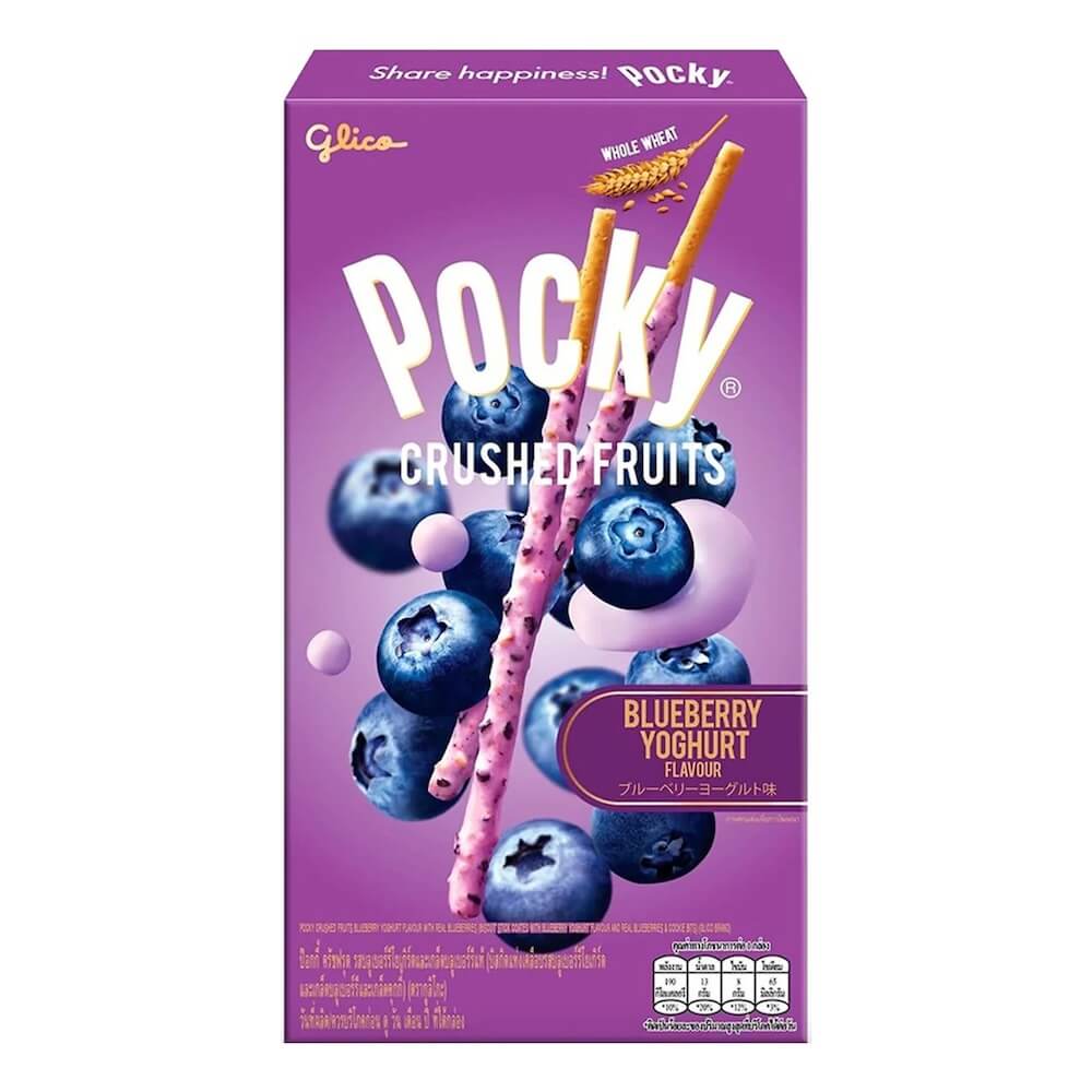 Läs mer om Pocky Crushed Blueberry Yoghurt 38g