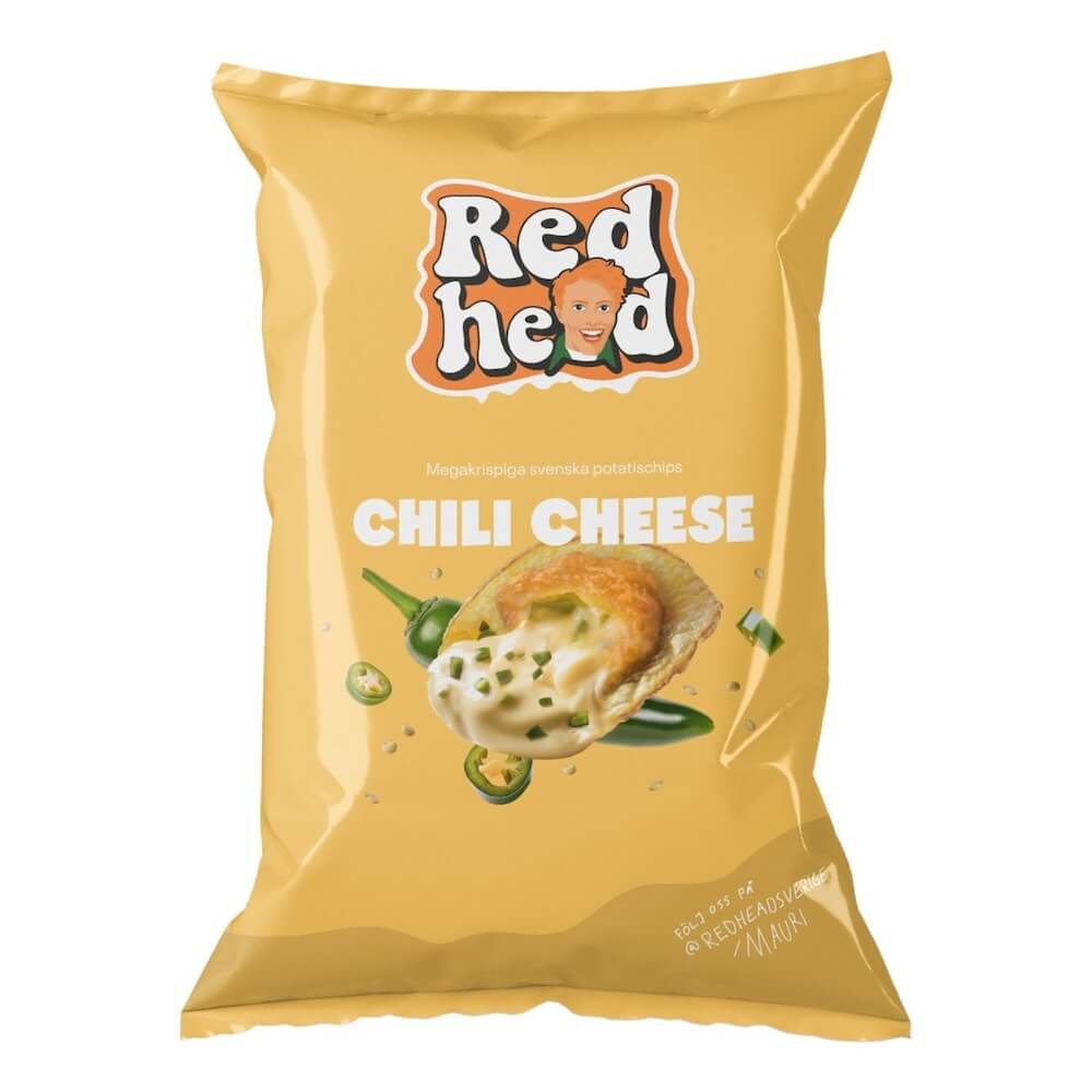 Läs mer om Redhead Chili Cheese Chips 150g