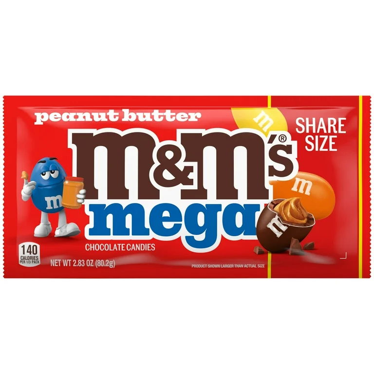 M&Ms Mega Peanut Butter 80g