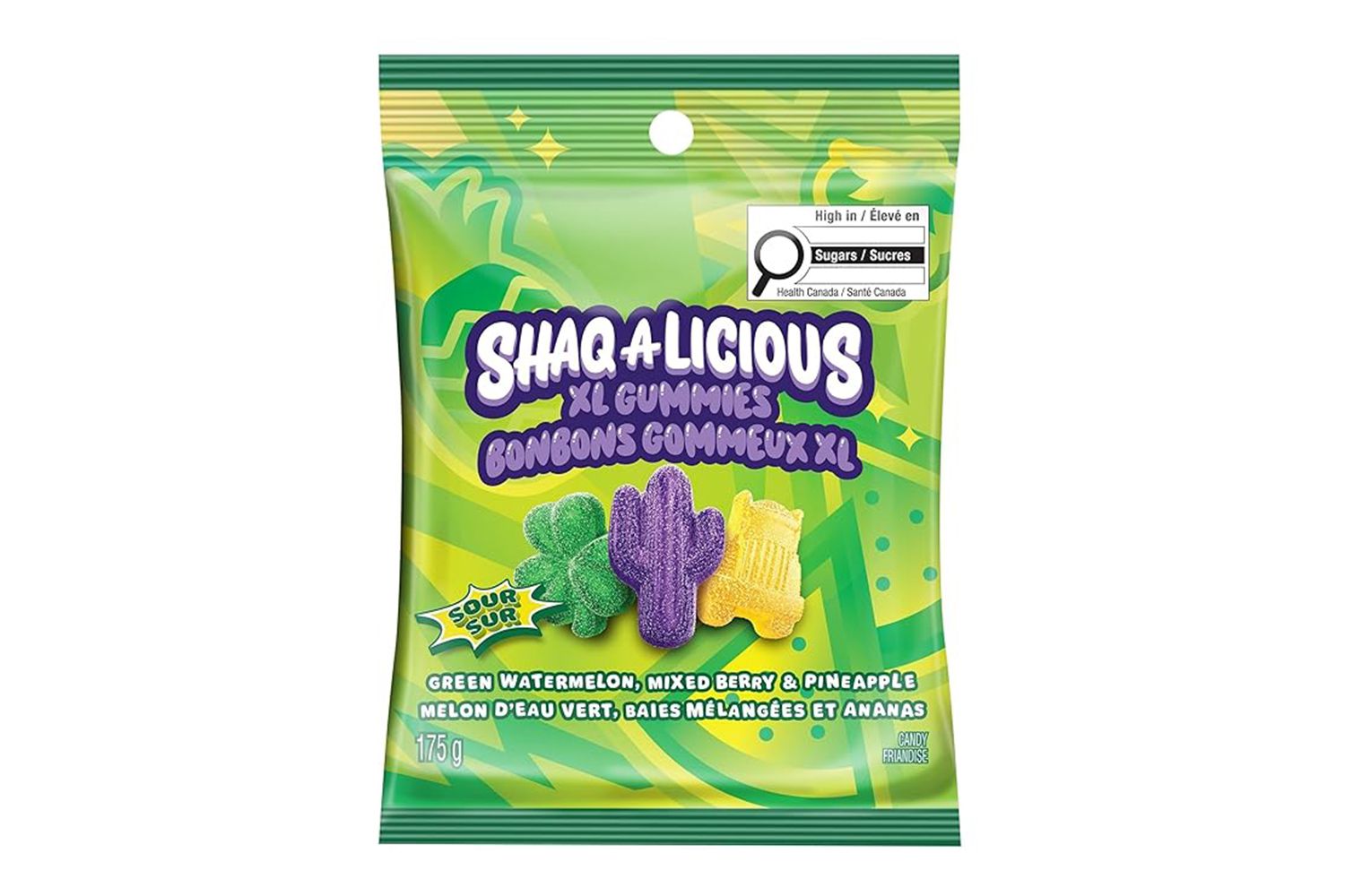 Shaq-A-Licious XL Gummies Sour 176g