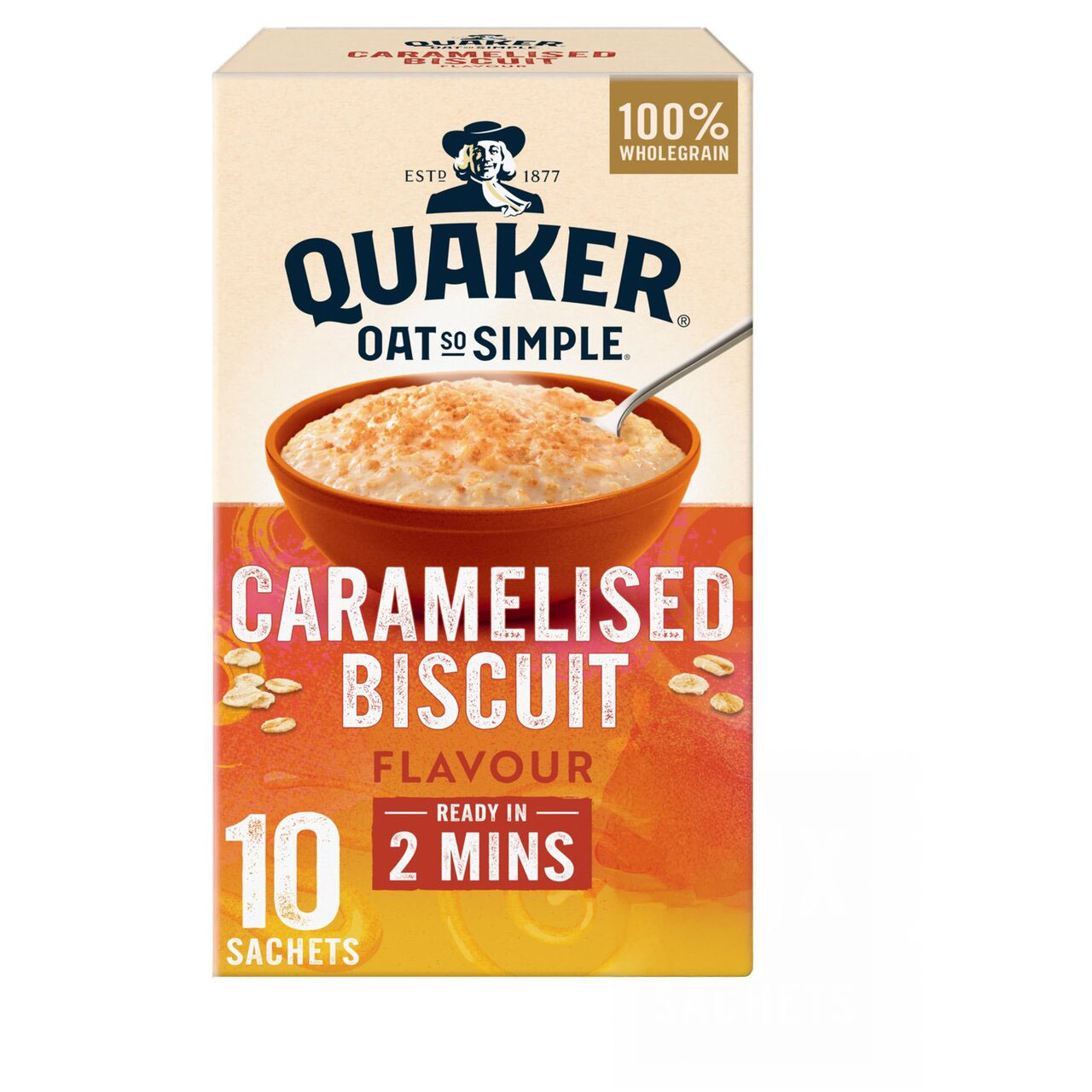 Quaker Oats So Simple Caramelised Biscuit 334g | Mat | Gottegrisen