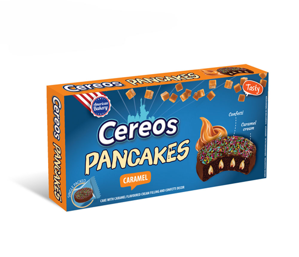 American Bakery Cereos Pancakes Caramel 150g | Snacks - Kakor & Kex | Gottegrisen