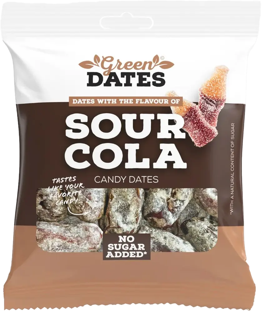 Green Dates Dadlar Sour Cola 90g | Snacks - Nötter & Torkad frukt - Dadlar | Gottegrisen