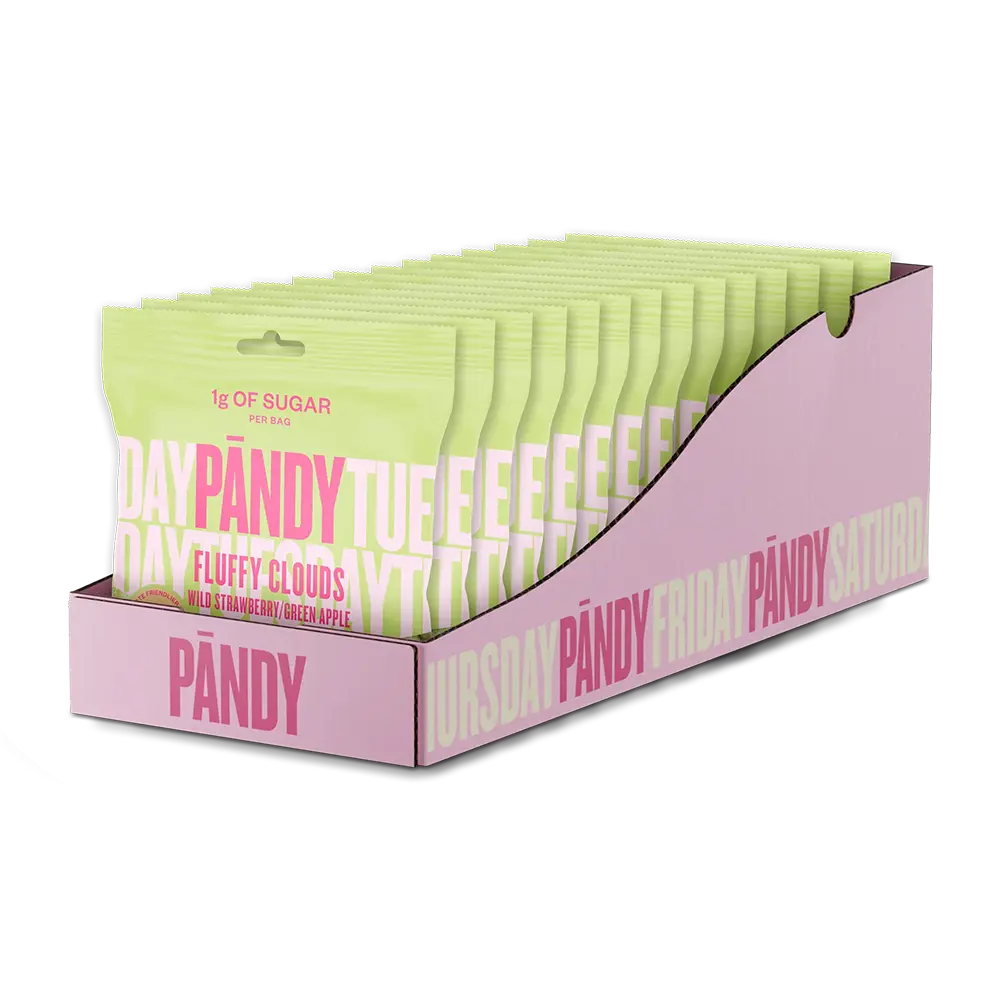 Pändy Candy Fluffy Clouds 50g x 14st | Godis | Gottegrisen