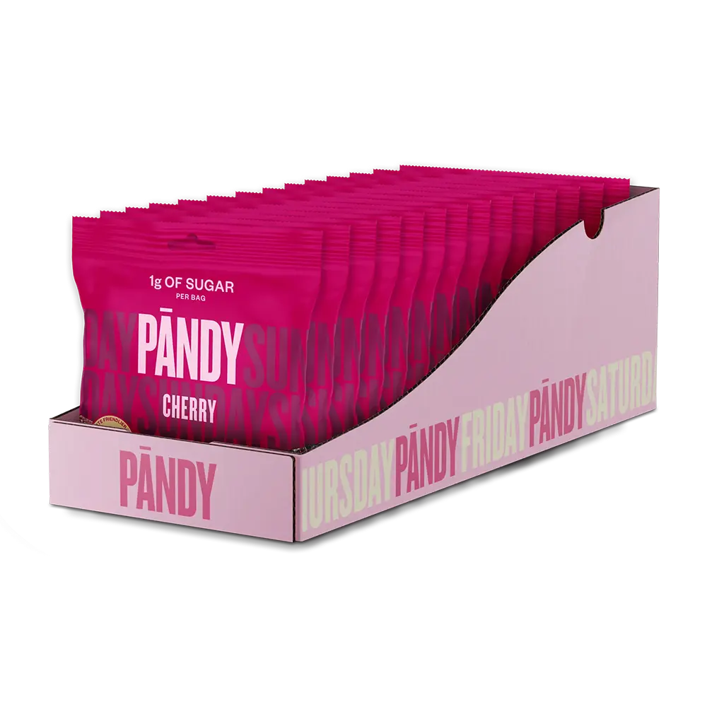 Pändy Candy Cherry 50g x 14st | Godis | Gottegrisen
