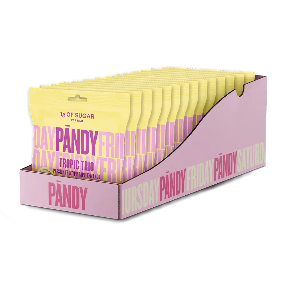 Pändy Candy Tropic Trio 50g x 14st | Godis | Gottegrisen