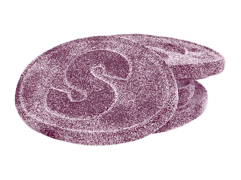 S-Märke Sour Blackcurrant 500g | Godis | Gottegrisen