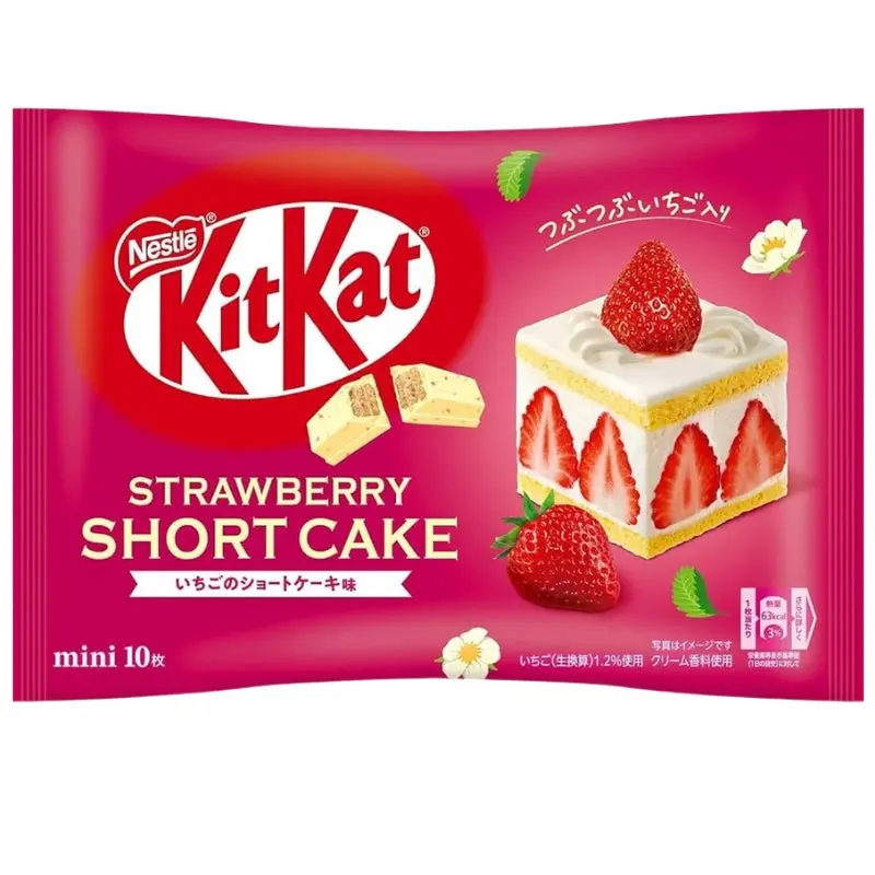 KitKat Strawberry Shortcake 116g (japan)(BF:2025-11-30) | Godis - Choklad | Gottegrisen