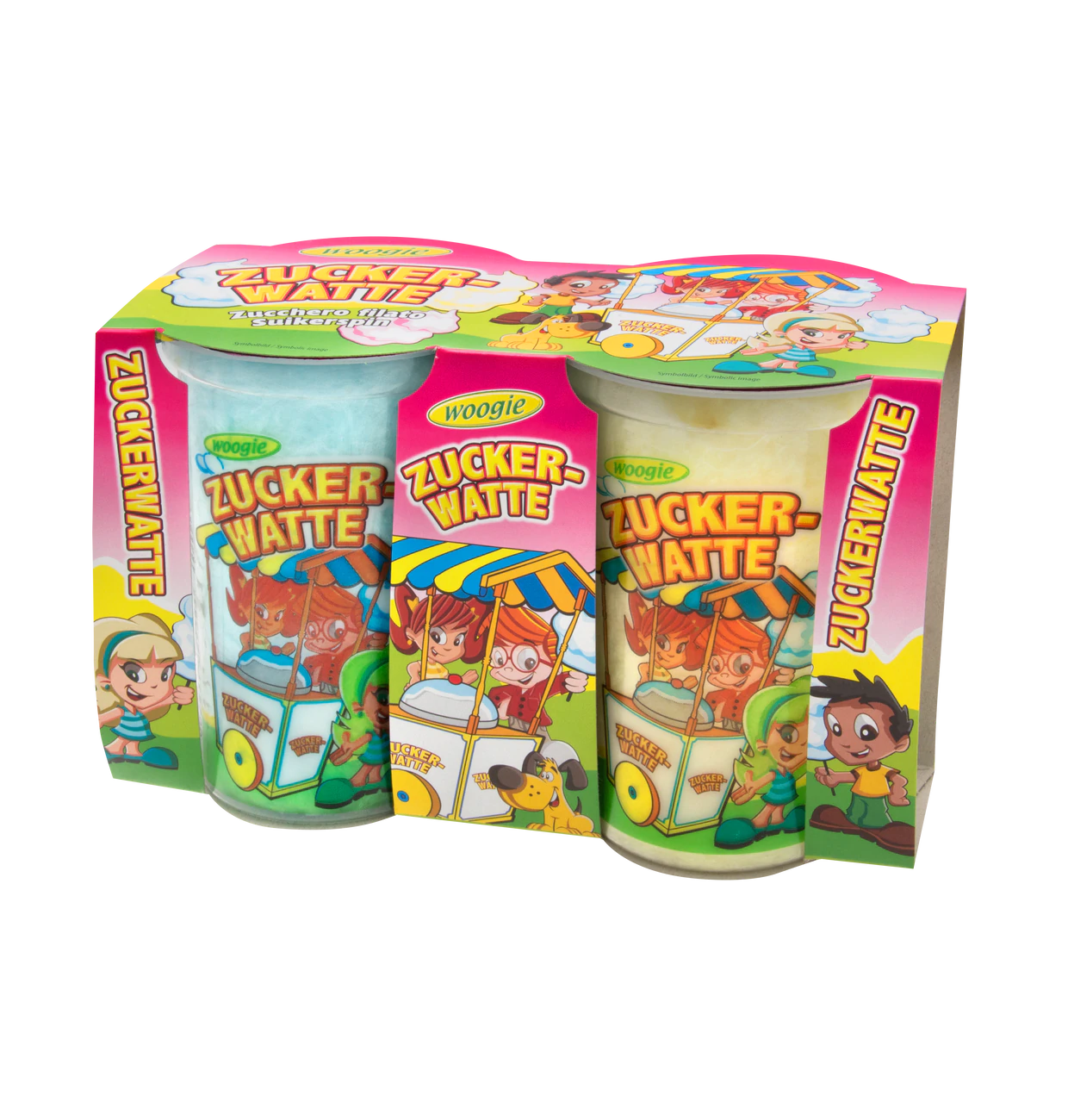 Woogie Sockervadd 2-Pack (40g) | Godis - Barnens Favoriter | Gottegrisen