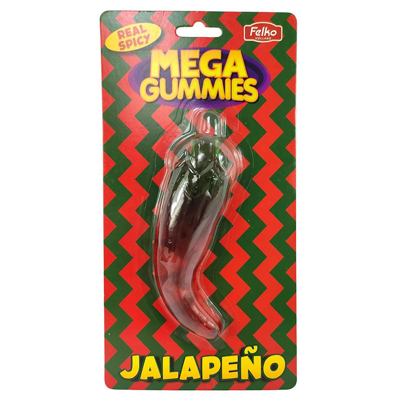 Felko Mega Gummies Jalapeno Pepper 120g | Godis | Gottegrisen