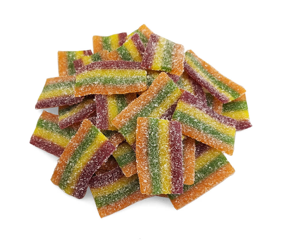 Pedro Rainbow Mini Belts 1kg | Godis | Gottegrisen