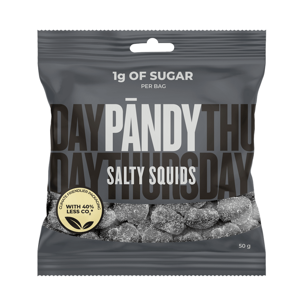 Pändy Candy Salty Squids 50g | Godis | Gottegrisen