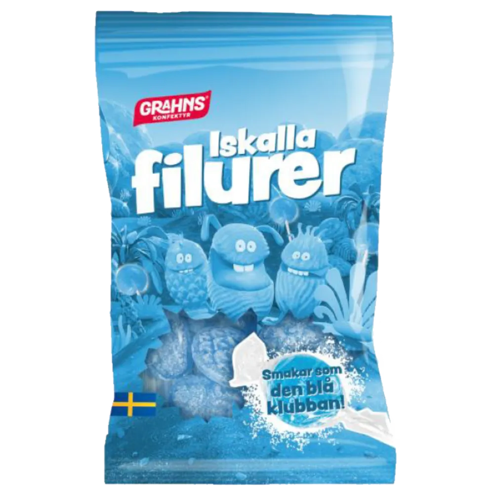 Grahns Iskalla Filurer 70g | Godis | Gottegrisen
