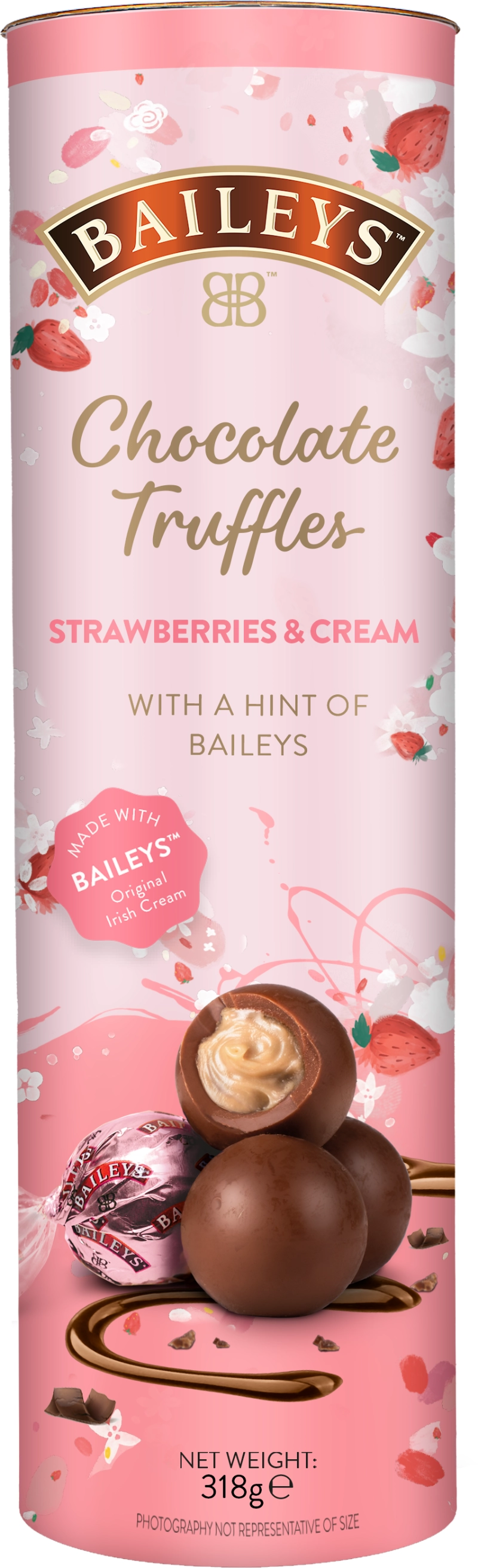Baileys Strawberries & Cream truffles 318g | Godis - Choklad | Gottegrisen