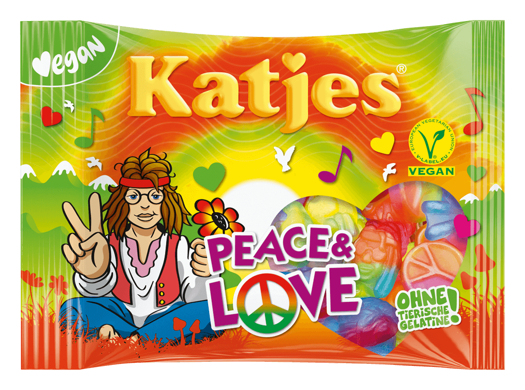 Katjes Peace & Love 175g | Godis | Gottegrisen